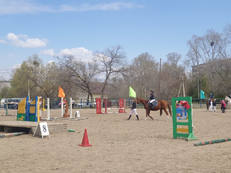 Состоялось Открытое первенство ХКСАШПСР среди детей и детей-инвалидов по конному спорту, посвященное Дню Победы