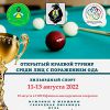 11-13 августа - открытый краевой турнир по бильярду (спорт ПОДА)