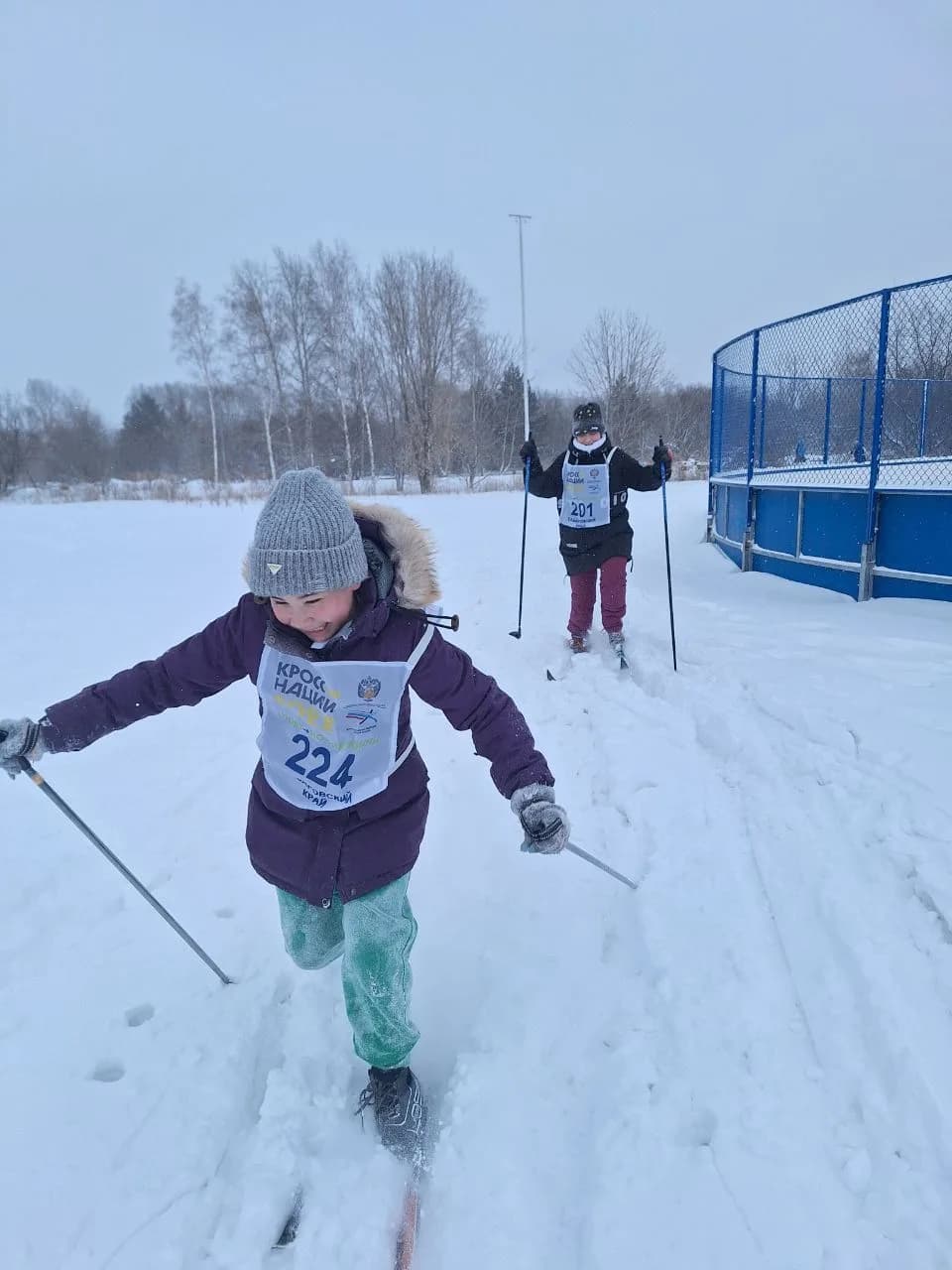Снег, ветер и воля к победе: юные лыжники бросили вызов стихии!