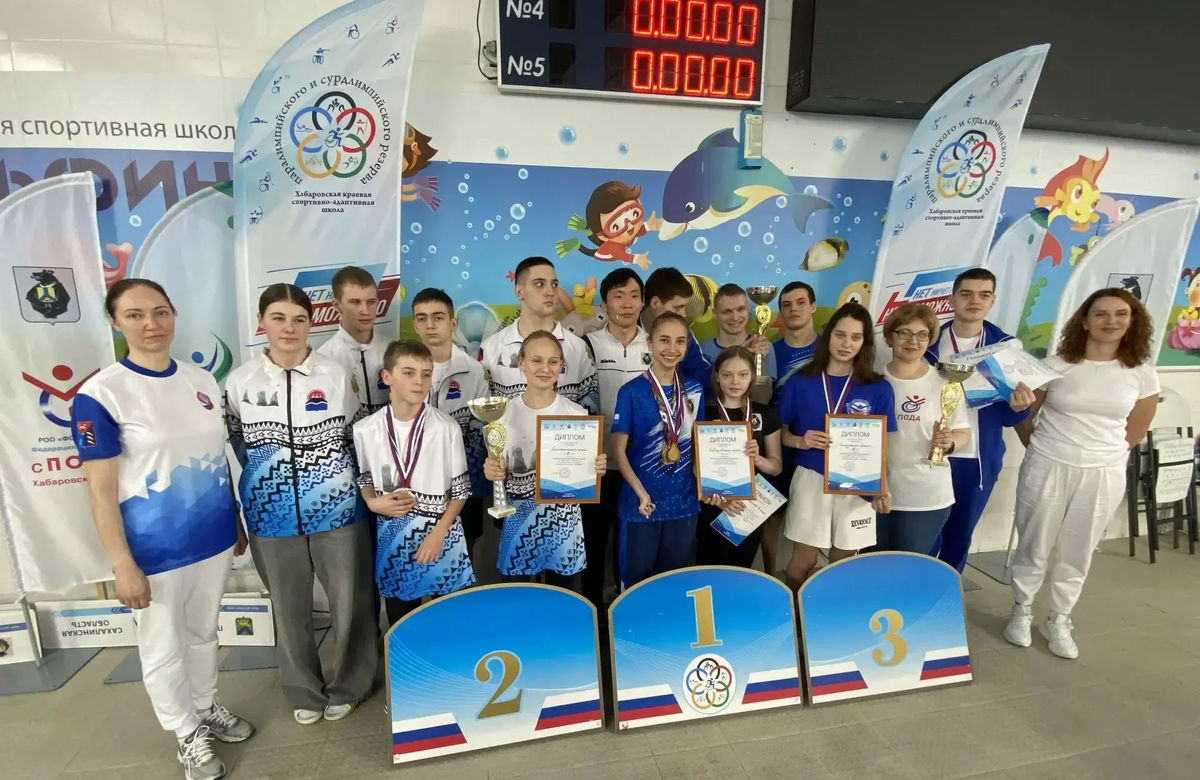 В Хабаровске завершился IV Чемпионат ДФО по плаванию среди лиц с поражением ОДА!