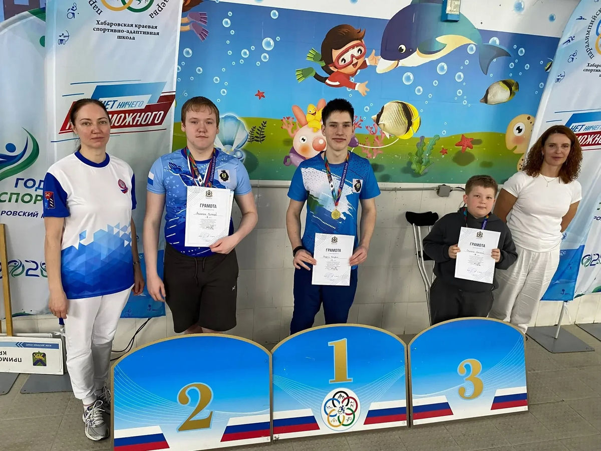 Первенство края по плаванию среди спортсменов с ПОДА