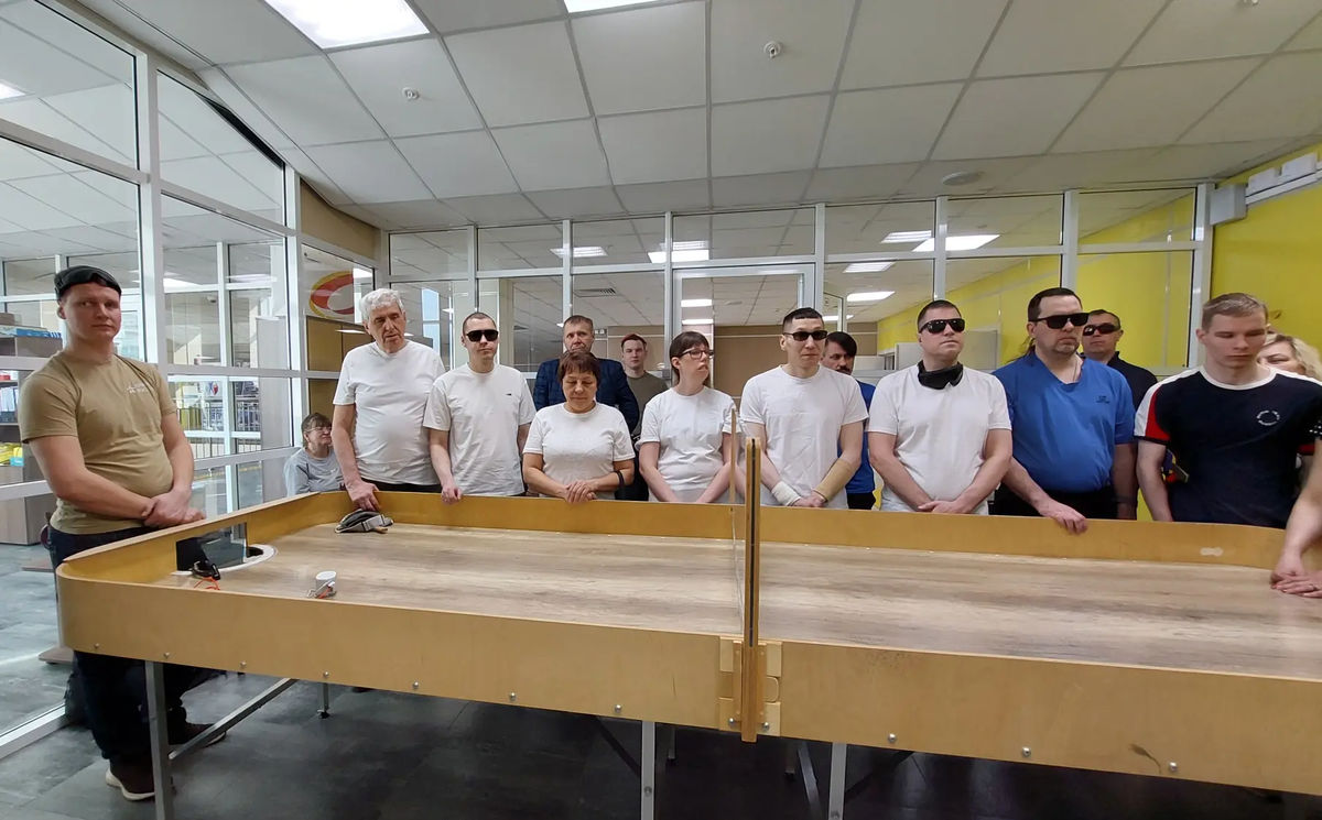 В Комсомольске-на-Амуре завершился Чемпионат края по настольному теннису (шоудаун) среди незрячих спортсменов