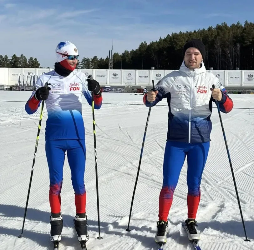 Ветеран СВО из Хабаровского края принимает участие в первых сборах по лыжным гонкам и биатлону среди ветеранов с ограничениями по зрению
