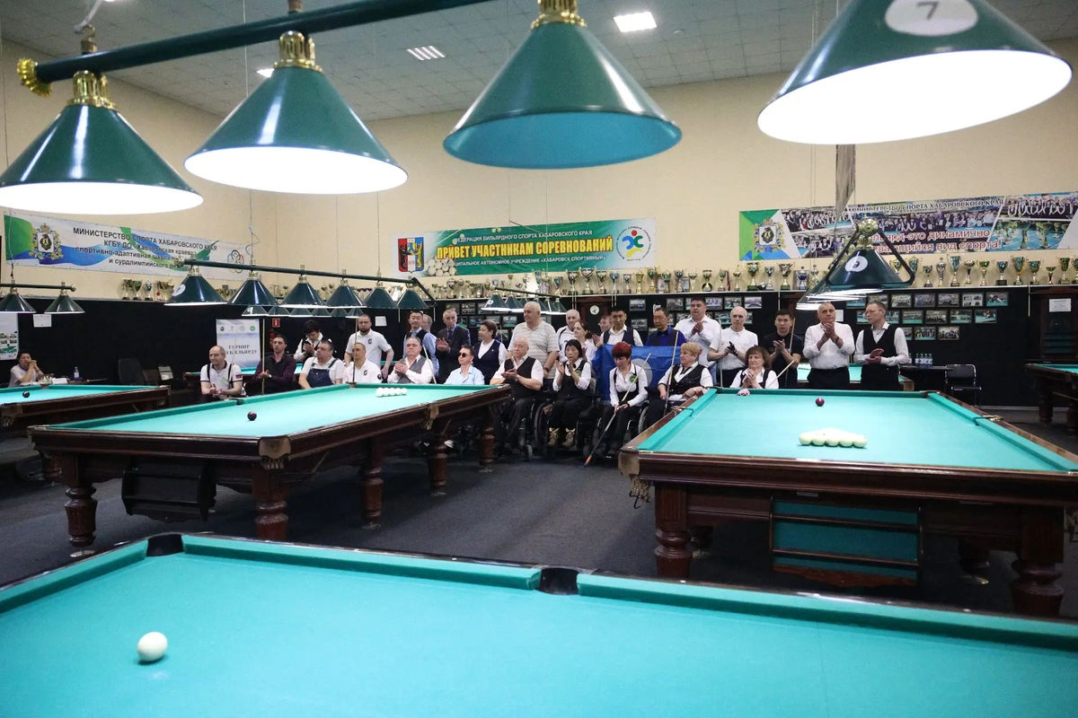 Делимся итогами краевого турнира по бильярдному спорту среди инвалидов с поражением опорно-двигательного аппарата!