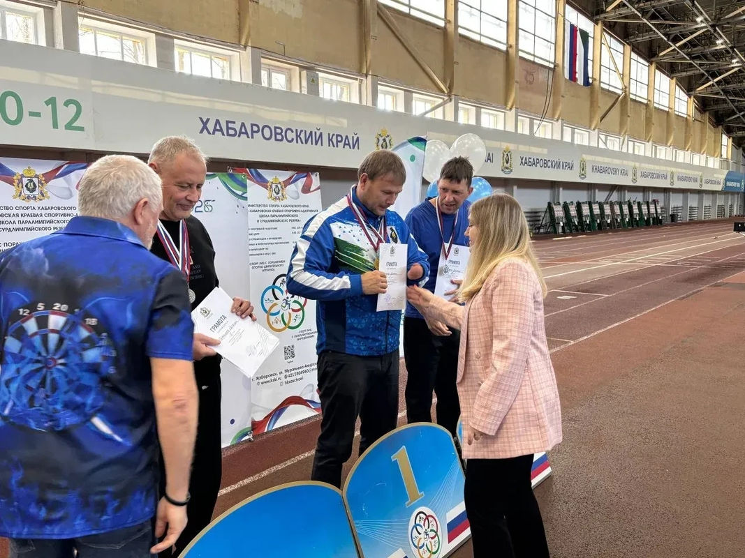 Делимся итогами Чемпионата Хабаровского края по спорту лиц с ПОДА (дисциплина — дартс)