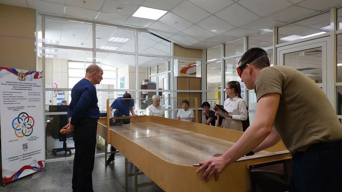 В Комсомольске-на-Амуре завершился Чемпионат края по настольному теннису (шоудаун) среди незрячих спортсменов