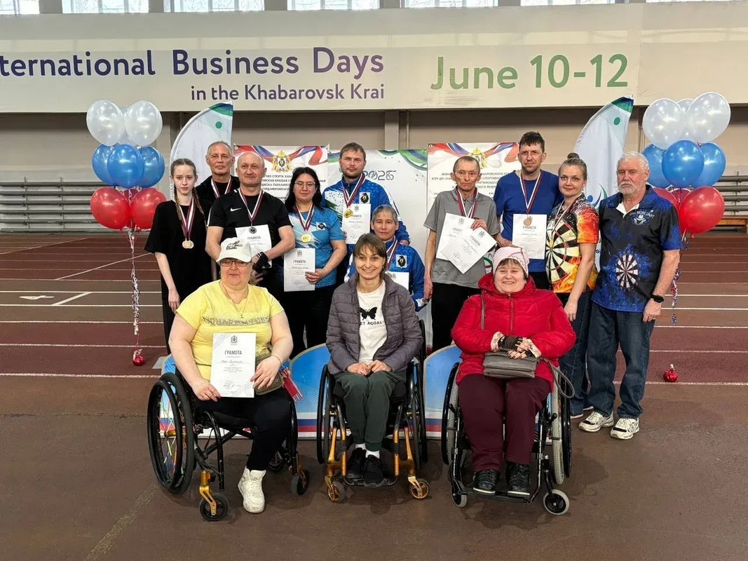 Делимся итогами Чемпионата Хабаровского края по спорту лиц с ПОДА (дисциплина — дартс)